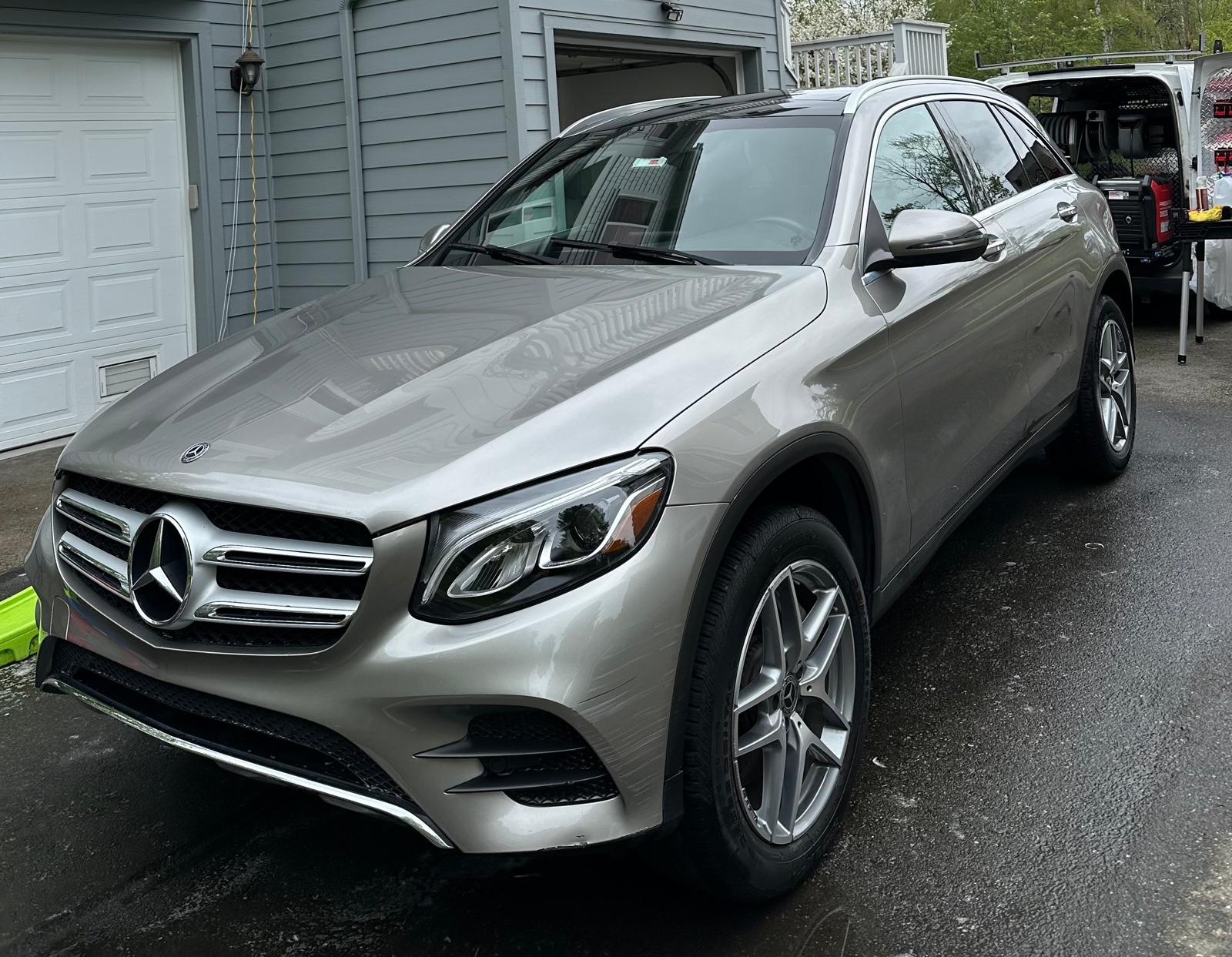 Mercedes exterior before detailing